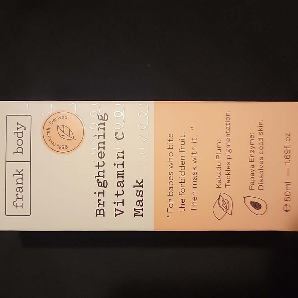 Frank body brightening vitamin c mask